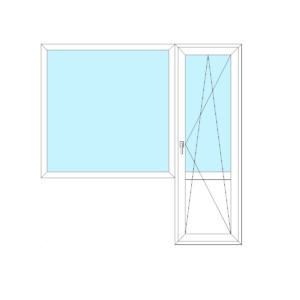Балконный блок (2100*2100 мм)