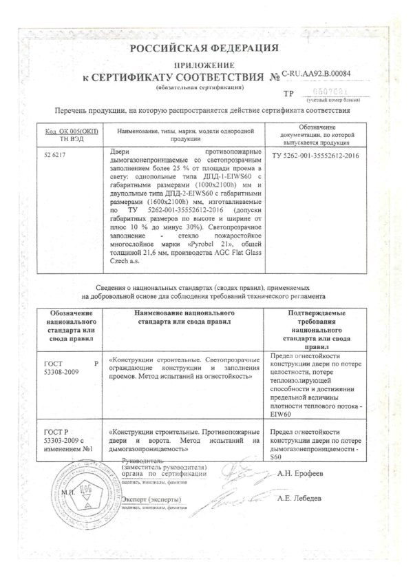 Сертификат на ДМП до 14.06.19
